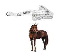 Metro a nastro per cavallo per altezza e peso, 2,42 m Nastro per peso del cavallo Metro a nastro per peso portatile per cavalli Pony Peso del busto Lunghezza del corpo Bastone per misurazione del cava