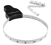 Metro a nastro per il corpo, 150 cm, retrattile, per la misurazione del corpo e la perdita di peso, misura accurata per fitness, sarti, cucito, artigianato, vestiti, 2 pezzi