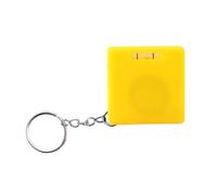 Metro a nastro piccolo in ABS resistente, include livelle a bolla, lunghezza 1 metro, portachiavi di dimensioni molto piccole, nastro retrattile automatico con livelli