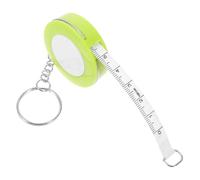 Metro a Nastro Portachiavi Mini 1,5m Verde, Preciso e Compatto | Misurazione Morbida e Delicata, ABS Resistente, Accessori per Uncinetto e Maglieria, Cucito Creativo