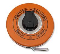 Metro a Nastro Professionale 20m in Acciaio - Flessometro Retrattile ad Alta Precisione, Custodia Metallica Robusta, Rivestimento con laccatura bianca - Inizio Misurazione su 'A' a 10 cm dalla Staffa