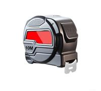 Metro a nastro retrattile in acciaio inox, 5/7,5/10 metri, con guscio impermeabile e antiruggine per un uso accurato e duraturo (10 m)