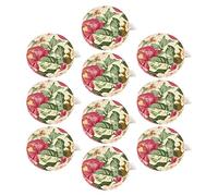 Metro a nastro retrattile piccolo, righello elastico, strumento flessibile per la misurazione del corpo, per cucire su misura, misurazione del corpo, 10 pezzi, cotone, plastica,