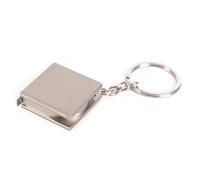 Metro a nastro retrattile portatile con portachiavi e scala chiara per metro a nastro di precisione domestica