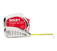 Sola Tri-Matic 50023501 Dimensioni del Nastro, 10 m x 25 mm, Acciaio, Rosso/Nero