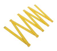 Metro a stecca - Righello pieghevole in legno a doppia faccia da 2 metri -