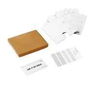 Metro Crescita Bambini - Acrilico 25x25x5 Cm, Righello Altezza Con Specchi Puzzle E Adesivi, Decorazione Divertente Per Cameretta, Apprendimento Interattivo E Arredamento