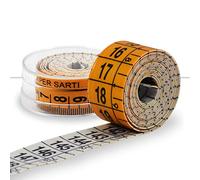 Metro da Sarto BENESSERE In Linea® Centimetro per misurazione corpo - Metro Sarta Morbido Arancio Con Pratica Custodia In Plastica - Metro a Nastro Professionale Avvolgibile Doppia Graduazione 1,5 Mt