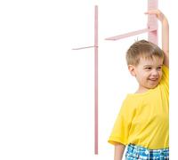 Metro di altezza | Misurazione 'altezza 3D rimovibile e riutilizzabile per bambini, righello per la crescita dei bambini, rimovibile e riutilizzabile, per soggiorno, camera da letto, bagno