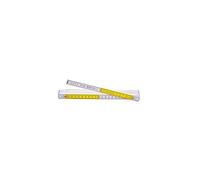 METRO DOPPIO LEGNO BICOLORE 10 ASTE MOD. 617 STABILA METRO BIANCO E GIALLO
