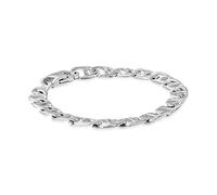 Metro Jewelry Bracciale a catena da uomo in acciaio inossidabile con placcatura ionica in oro giallo, lunghezza 22,9 cm, larghezza 10 mm, 9 inch, Metallo, Nessuna pietra preziosa