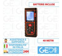 Metro Laser 40 metri Misuratore Digitale Professionale Portatile Display LCD