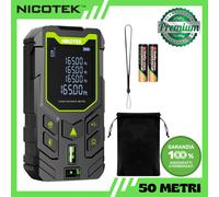 Metro Laser 50M Misuratore di distanza metrica Metro digitale PROFESSIONALE LCD