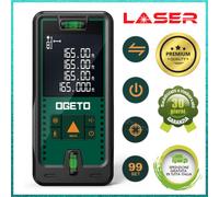 Metro Laser 50M - Misuratore Laser Metro digitale laser portatile LCD con bolla