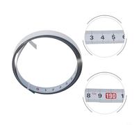 Metro metrico da 15 m, per la lavorazione del legno professionale, con supporto per un facile posizionamento su varie superfici (2 da sinistra a destra)