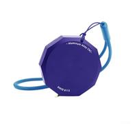 Metro metrico e a nastro con misurazione automatica a molla, piccolo meccanismo portatile per la lavorazione del legno in acciaio fai da te, scala millimetrica trasparente (blu)