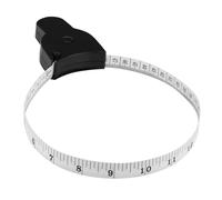 Metro per Misurare Corpo 150 cm Retrattile Metro a Nastro Metros da Sarta Morbido Misura di Nastro per Fitness, Sartoria e Misurazioni Corpos Nero
