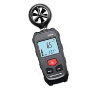 Metro portatile del colpo del vento con l'anemometro compatto | Risoluzione 0,1 con risposta, display chiaro per una velocità accurata dei flussi d'aria, temperatura dell'umore