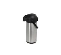 METRO Professional Airpot Caraffa con Pompa ad Aria compressa | Brocca termica Isolata, Thermos, Acciaio Inox, Adatto Anche per Uso Commerciale (3 Litri)