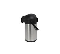 METRO Professional Airpot Caraffa con Pompa ad Aria compressa | Brocca Termica Isolata, Thermos, Acciaio Inox, Adatto Anche per Uso Commerciale (1,9 Litri)