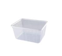 METRO Professional Contenitore in polipropilene (PP), 1.8 L, la confezione contiene 25 pezzi, trasparente
