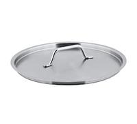 METRO Professional Coperchio in acciaio inox, Ø 24 cm, con foro per fuoriuscita del vapore, argento