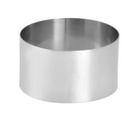 METRO Professional Coppapasta rotondo, acciaio inox 18/0, Ø 10 x 4.5 cm, 6 pezzi, ideale per uso professionale