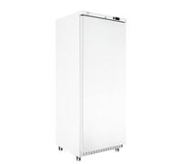 METRO Professional Frigorifero GRE4600, acciaio, 480 L, 138 W, 230V, porta a chiusura automatica con serratura, 5 ripiani regolabili, raffreddamento a ventola, bianco, ideale per gastronomia