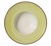 METRO Professional Piatto fondo Madleen, ceramica gres, Ø 28 cm, rotondo, verde, 6 unità