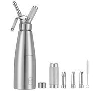 METRO Professional Sahnespender 1L, Edelstahl, ¯ 9.3 x 32.3 cm, Silber