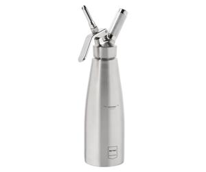METRO Professional Sahnespender 1L, Edelstahl, ¯ 9.3 x 32.3 cm, Silber