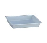 METRO Professional Vaschetta in plastica, polietilene, 48 x 33 x 8 cm, 8 litri, impilabile, bianco