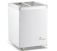 METRO Professional Vetrina Congelatore a Pozzetto GICC1108, 120L, 2 Cestelli, 4 Ruote, Funzione di Congelamento Rapido, Serratura