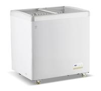 METRO Professional Vetrina Congelatore a Pozzetto GICC1192, 184L, 3 Cestelli, 4 Ruote, Funzione di Congelamento Rapido, Serratura