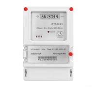 Metro trifase di elettricità del supporto della parete con il display digitale LCD 3x230/400V 100A per il monitoraggio del consumo energetico