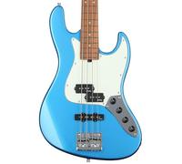 MetroExpress 21-Fret Hybrid P/J Bass, Morado Fingerboard, 4 corde - Solid Ocean Blue Metallic High Polish