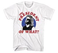 Metromania Escape from York Movie Snake Plissken The President of What Men's T-Shirt White