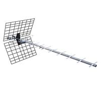 Metronic 425044 Antenna esterna Trinappe 20 dB - Filtro 4G - UHF - Spina F