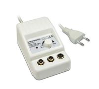 Metronic Amplificatore TV da interno 432187 - FM/VHF/UHF Filtro LTE 2x24dB 1 ingresso/2 uscite