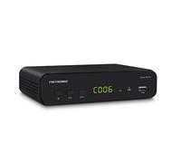 Metronic 441624 - Zapbox HD-SH.1 Ricevitore TDT DVB-T2 HEVC, funzione PVR, prese USB, HDMI, SPDIF, RJ45, telecomando a distanza, nero