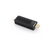 Metronic 441646 - Decoder sintonizzatore ricevitore DVB-T DVB-T, compatibile DVB-T2 dongle Stick Compacto, HEVC, EPG, 1080i, HDMI, porta USB 2.0, tasto SOS