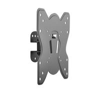 Metronic 45106-Supporto a parete girevole e inclinabile per TV da 28" a 42", colore: nero
