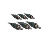 Metronic 470078 - Cavo audio jack stereo 3 RCA maschio / 3 RCA maschio 1,20 m (2 Audio 1 Video)
