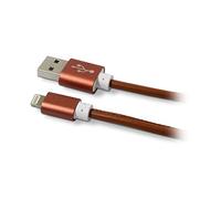 Metronic 471046 - Cavo Lightning/USB Piatto, 1 m, Marrone