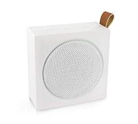 Metronic 477098 - Altoparlante portatile Xtra Color Bluetooth, 3 W, con bassi potenti, porta microSD MP3 e 15 ore di autonomia, colore: Bianco