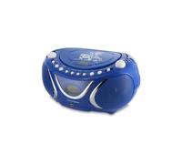 METRONIC 477132 Radio cd mp3 quadrato - Blu - Nouvo