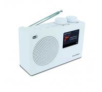 Metronic 477252 Radio digitale DAB+ e FM RDS con schermo a colori e ingresso audio Bianca