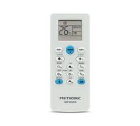 Metronic 495348 - Telecomando universale per condizionatori e pompe di calore, ricerca automatica per marca o per modello, timer, 5 modalità di funzionamento, bianco