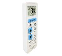 Metronic 495348 - Telecomando universale per condizionatori e pompe di calore, ricerca automatica per marca o per modello, timer, 5 modalità di funzionamento, bianco