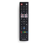 Metronic 495352 Telecomando Sostitutivo Universale per Control tutti TV Compatibile/sostitutivo Marca Philips con Tasti Netflix/Prime-Video, Smart Televisore - Nero